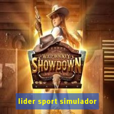 lider sport simulador